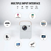 Portable Smart 4K Projector Mini Home Theatre