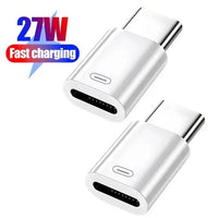 For Lighting Female to USB C Male Adapter Fast Charging Data Converters IOS to Type C