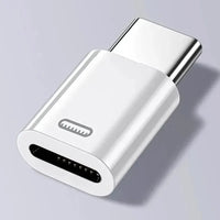 For Lighting Female to USB C Male Adapter Fast Charging Data Converters IOS to Type C
