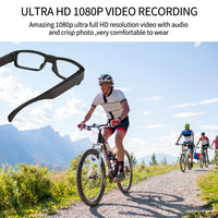 1080P HD Camera Smart Glasses One Touch Recording Clear Lens