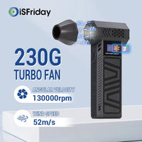 Turbo Jet Fan Powerful Air Blower 130,000 RPM Adjustable Wind Speed 52m/s