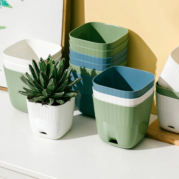 Imitation Ceramic Resin Plastic Large Flower Pot