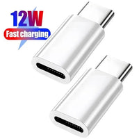 For Lighting Female to USB C Male Adapter Fast Charging Data Converters IOS to Type C