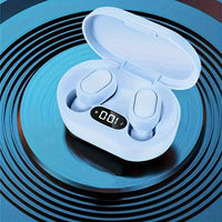 Wireless Headphones Bluetooth LCD Battery Indicator