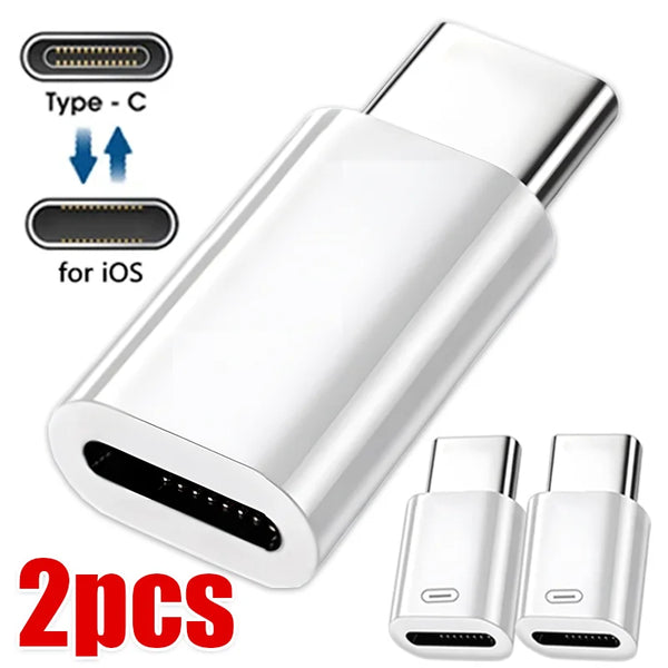 For Lighting Female to USB C Male Adapter Fast Charging Data Converters IOS to Type C