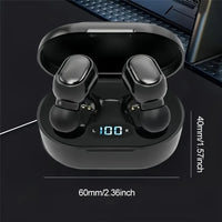 Wireless Headphones Bluetooth LCD Battery Indicator