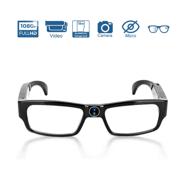 1080P HD Camera Smart Glasses One Touch Recording Clear Lens