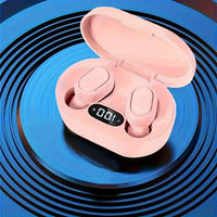 Wireless Headphones Bluetooth LCD Battery Indicator