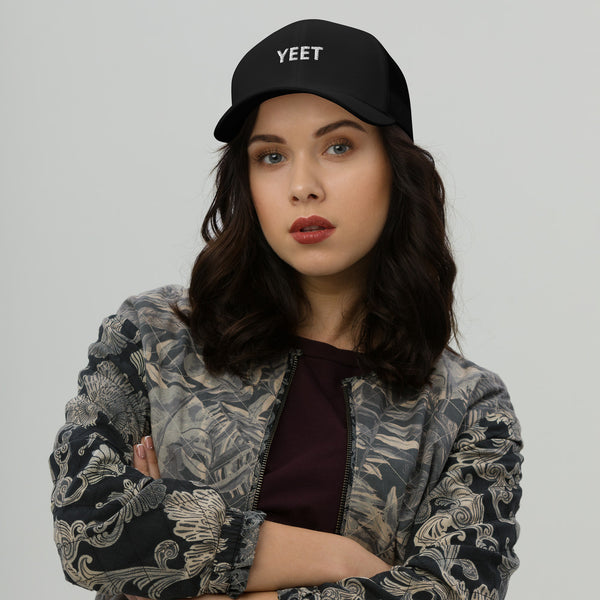 Trucker Cap White Text