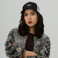 Trucker Cap White Text
